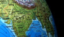 India viewed on a globe India viewed on a globe