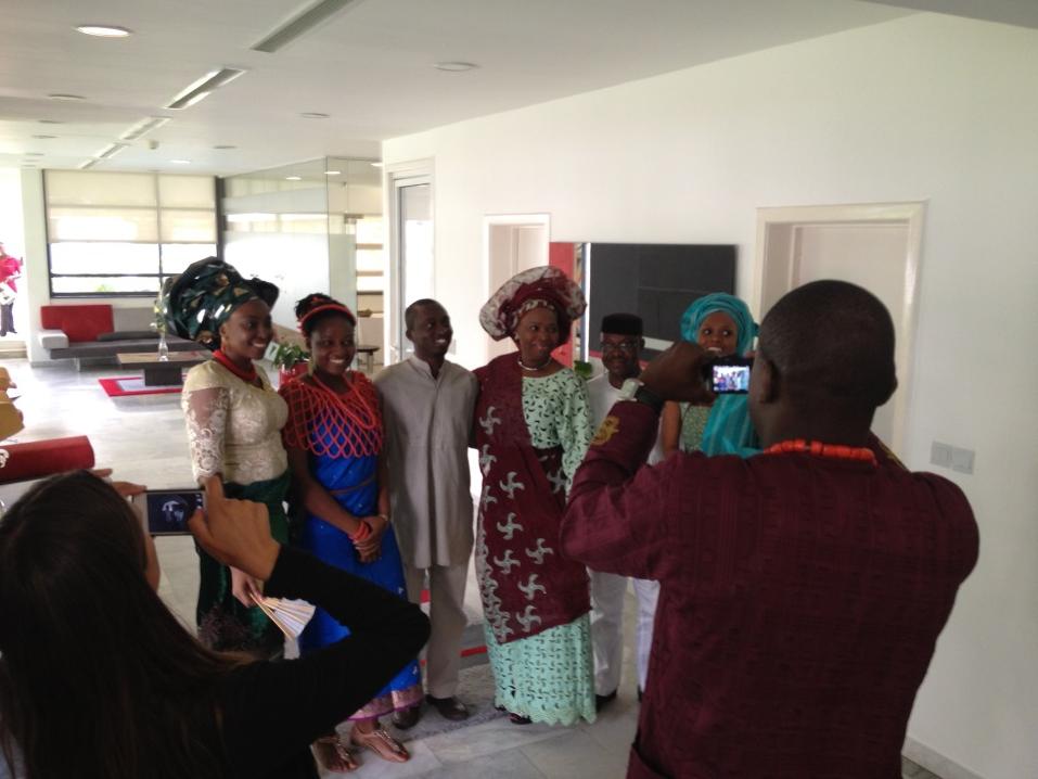 Incoming Interns opening ceremony/Fashion show at Heirs Holdings, Lagos, Nigeria