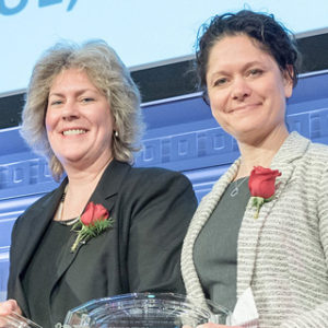 Lisa Bonk, MBA ’11, and Dana Price, MBA ’11