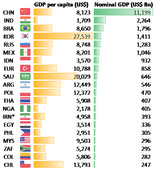 E20 Emerging Economies