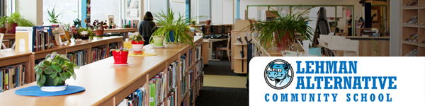 Lehman Alternative Community School library interior