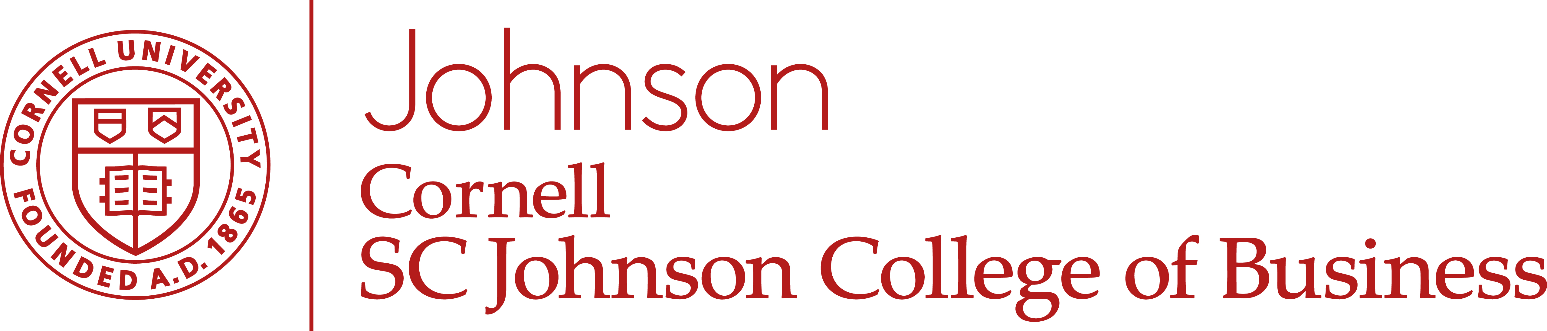 Johnson Cornell SC Johnson College of Business Logo