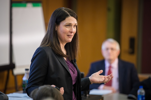 Kristin Behfar speaking