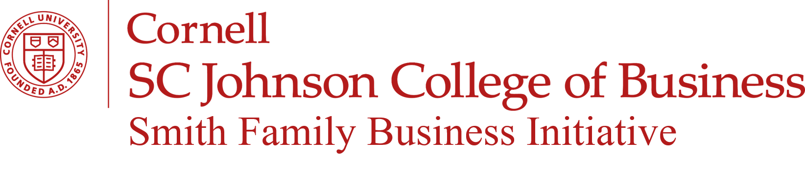 Cornell SC Johnson College of Business Smith Family Business Initiative logo