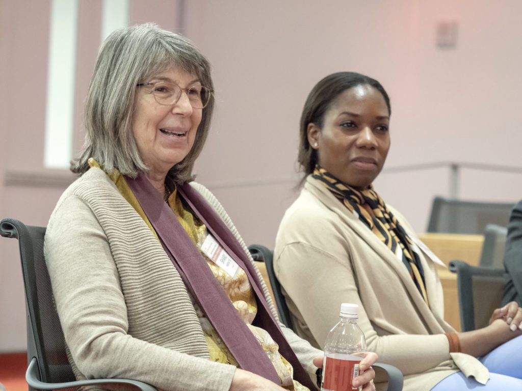 Two women mentors