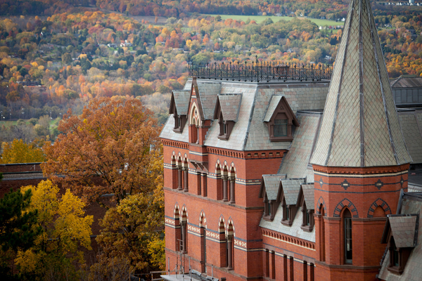 Cornell Sage Hall in Autumn