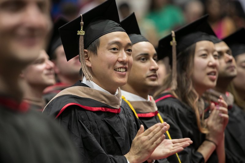 Johnson graduates at Commencement