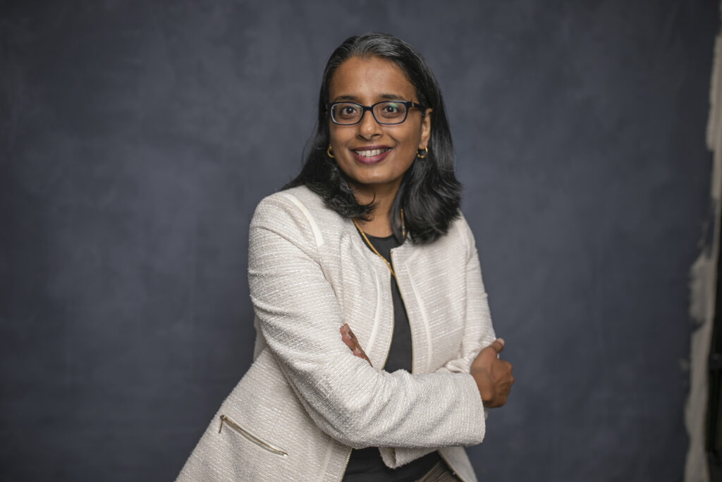 Portrait of Lakshmi Bhojraj Standing