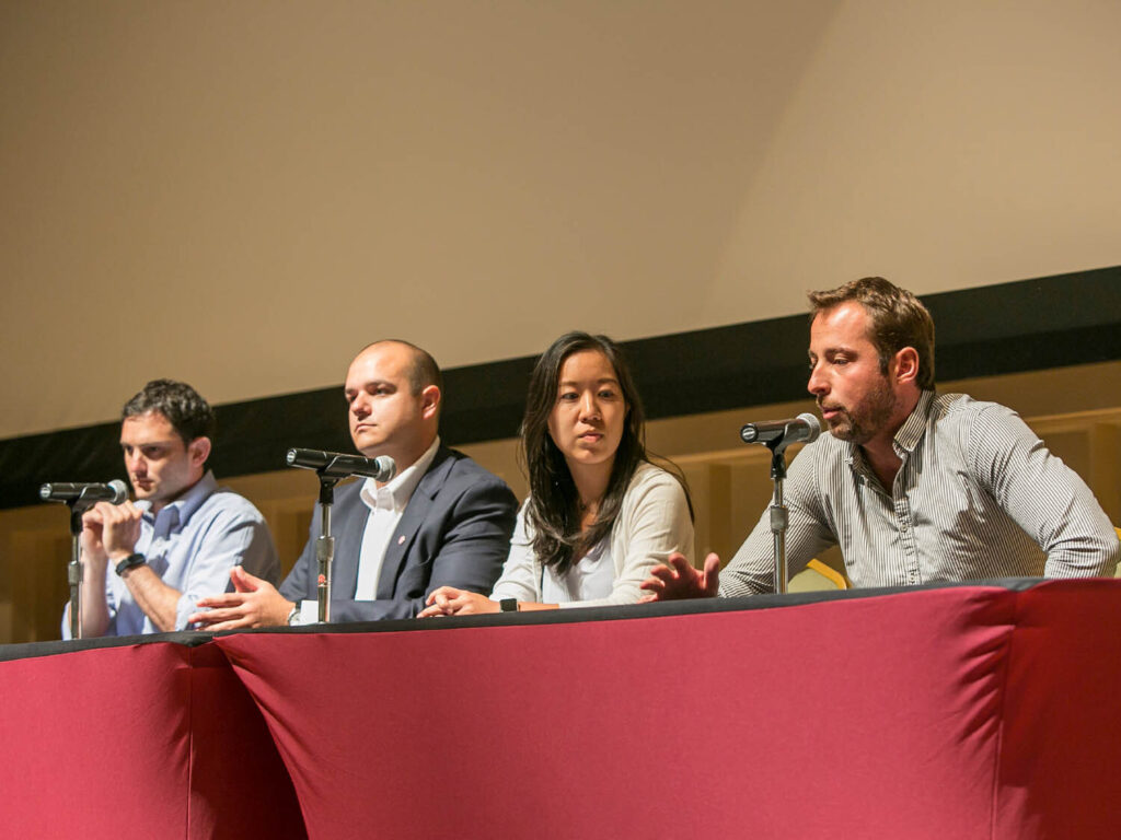 Cornell Johnson Industry Advantage panel of students
