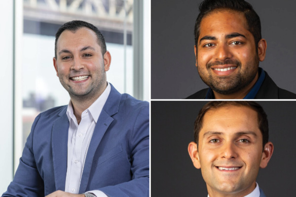 Photos of the three men who founded Physician Promise