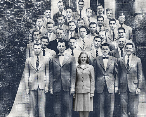 group of MBA students from 1948