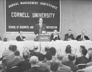 Annual Management conference Cornell University School of Business and Public Administration 1955