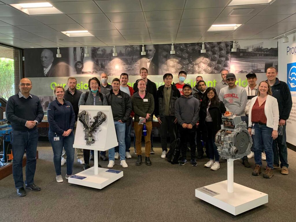 SSO immersion students visiting an automotive component manufacturer