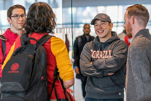 EMBA Metro NY students in conversation.