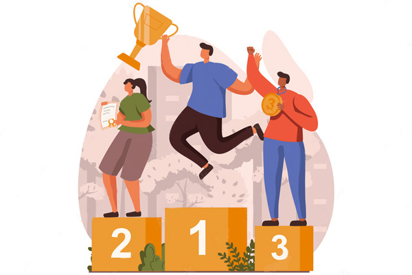 Three winners receive awards