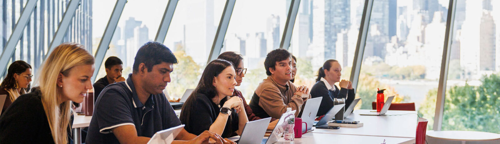 Students in NYC in class