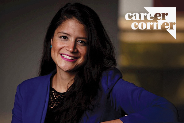 headshot of Vanessa Di Frances with the Career Corner graphic identifier overlaid on a corner of the photo.