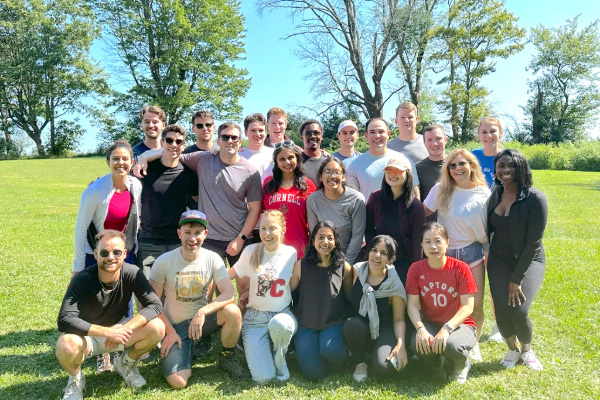 Park Fellows gathering during a leadership session at Cornell Johnson.